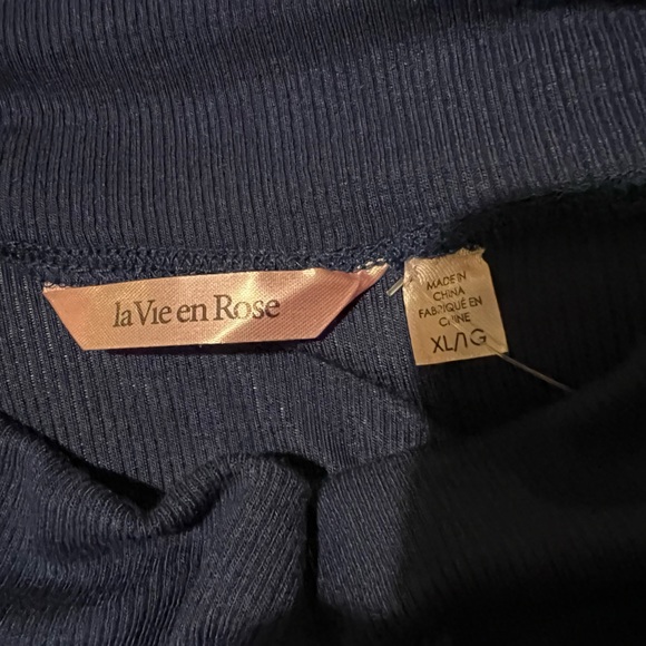 La Vie en Rose Loungewear Shirt & La Senza Tee Both NWT SZ XL - Picture 4 of 8